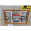 Image 1 : 2001 NHL All Stars Canada Post Stamps - Framed 13"×21"