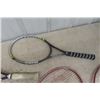 Image 2 : 4 Wilson Tennis Raquets, 1 Slazenger, 1 Wilson is Stringless