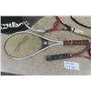 Image 4 : 4 Wilson Tennis Raquets, 1 Slazenger, 1 Wilson is Stringless