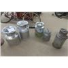 Image 1 : 5 Assorted Cream Cans - All Sizes