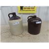 Image 1 : 2 Crockery Jugs : 3 Gal + 4 Gal - 1 is beehive