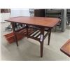 Image 4 : Teak Table Set : Coffee Table 18"×19"×60" + 2 End Tables 17.5"×20"×30"