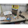 Image 1 : Office + Painting Items: Service Guard Paper Shredder, Flex Desk Lamp, New Canon Printer, Artist Pai