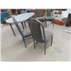 Image 6 : Kitchen Table + 4 Chairs - Nice Modern Set Table with Leaf = 30"×36"×59"