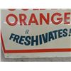 Image 4 : 1964 Fanta Golden Orange Metal Embossed Sign 27"×31"