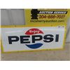Image 1 : Vintage Pepsi Porcelain Kick Plate Sign 12"×29.5"