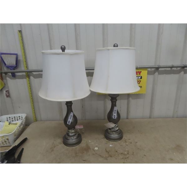 2 Matching Modern Table Lamps