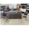 Image 1 : Folding Leg Table & 2 Chairs 24"×62"
