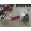 Image 1 : Lawn + Patio Chairs, Plants/ Flower Bed Tools, Rolling Bag