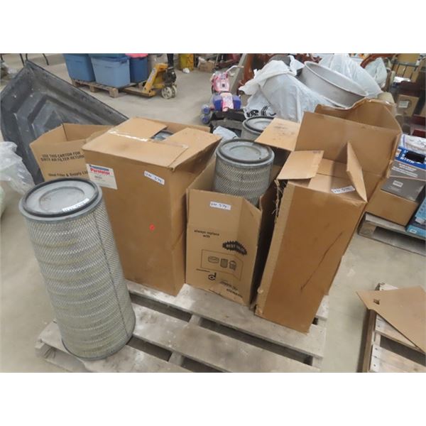 6 Large Air Filters 10"×29"