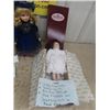 Image 5 : 3 Porcelain Dolls - 2 with Boxes - Details in Pictures