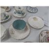 Image 4 : China Cups + Saucers ; Royal Albert, Royal Derby, plus others