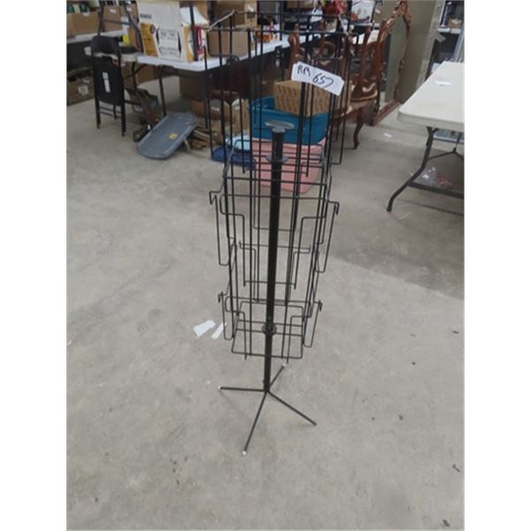 Comic Book Swivel Metal Store Stand