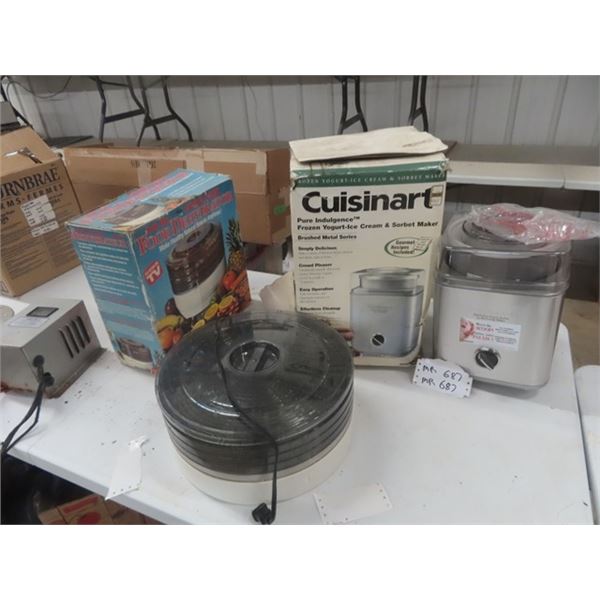 K-Tel Food Dehydrator + Cuisinart Yogourt Maker