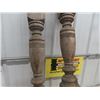 Image 3 : 2 Vintage Stair Posts 46" Tall 