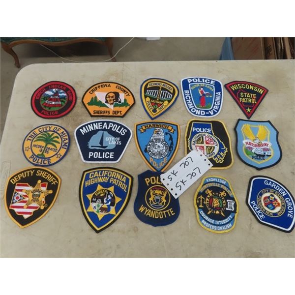 15 Police Patches