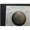 Image 2 : 2 Canada Newfoundland Coins ; 1) 1900- 50 cent, 1) 1912- 20 cent