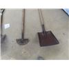 Image 2 : 5 Hand Yard Tools ; Shovel, Spade, Edger, Rake