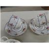 Image 2 : China - 11 Cup + Saucer Pairs & 1 Cream + Sugar Set ; Royce Roses, Anysley, Adderly, Vale, Stafford,