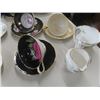 Image 6 : China - 11 Cup + Saucer Pairs & 1 Cream + Sugar Set ; Royce Roses, Anysley, Adderly, Vale, Stafford,