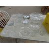 Image 1 : Clear Cut Glass, Serving Trays, Bowls, Dishes, plus more