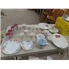 Image 1 : Plates, Tray, Cups, Tea Pot - some Vintage, some Modern - Swimerton, Royal Castle, Sedler, Corelle, 