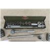 Image 3 : SK Imperial Socket Sets 1/4'' + 1/2'' Drive  , 25 Piece Tool Set, Metric Sockets in Tray 