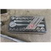 Image 4 : SK Imperial Socket Sets 1/4'' + 1/2'' Drive  , 25 Piece Tool Set, Metric Sockets in Tray 