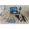 Image 1 : Propane Torch Kit in Metal Box , Soldering Irons, Jig, Stencil Kit 