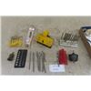 Image 1 : Saw Blades, Hammers, Crow Bar, Sanding Discs, Scroll Saw Blades, Stapler with Staples, Carpenters De