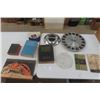 Image 1 : 2 Ford Hubcaps , Assorted Auto + Farm Manuals, Clear Glass Lens 