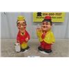Image 1 : Ceramic Laurel + Hardy Banks 14" Tall 