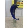 Image 2 : Glass Dolphin Ornament 13" Tall 