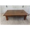 Image 1 : Oak Coffee Table with Drawer 16" x 30" x 48" 