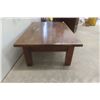 Image 3 : Oak Coffee Table with Drawer 16" x 30" x 48" 
