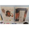 Image 2 : Assorted Military Related Ammunition Ads ; War Movies on VHS, Douglas C-47 Print, Stuffed Bear, Movi