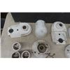 Image 2 : Large Assortment of Porcelain Light Fixtures + Lights