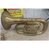 Image 2 : 2 Vintage Brass Instruments ; French Horn & Baritone Horn?