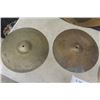 Image 2 : 4 Various Cymbals ; 2-12" & 2-20" - 1 Marked Sabian B-8 Ride