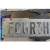 Image 9 : Double Sided Fourth + Fifth Ave Road Signs