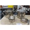 Image 2 : Assorted Army Cookware ; 3 Pots + Smaller Cooking Vessels