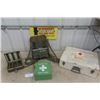 Image 1 : Military Battery on Backpack, CN First Aid Kit in Metal Box with Contents, Wooden First Aid Box- emp