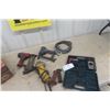 Image 1 : 2 Air Brad Nailer,  Angle Power Grinder, Multimeter Tester