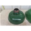 Image 3 : 2 Porcelain Light Shades: 14" + 18"