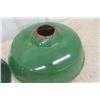 Image 4 : 2 Porcelain Light Shades: 14" + 18"