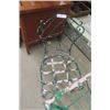 Image 2 : Steel Patio Table with 2 Chairs ( No Glass Top) 48 '' x 32'' x 29'' 