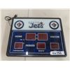 Image 1 : Winnipeg Jets Score Board Style Digital Clock/Calendar 14'' x 19'' 