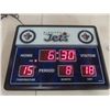 Image 3 : Winnipeg Jets Score Board Style Digital Clock/Calendar 14'' x 19'' 