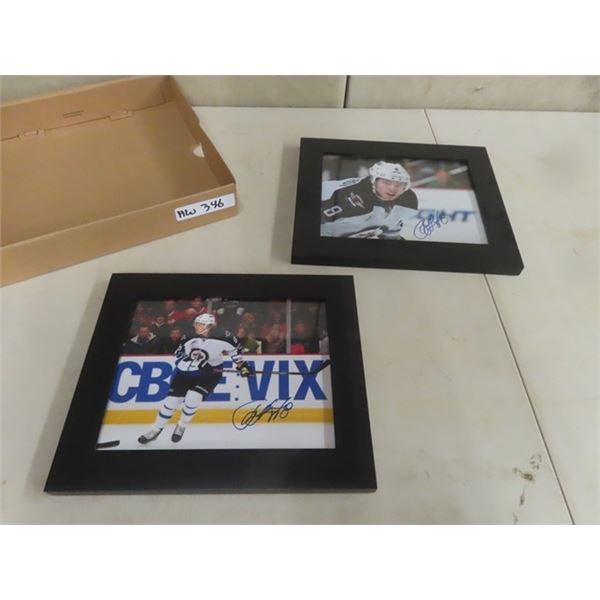 2 Winnipeg Jets Game Photos 11'' x 13'' 1 Has Certificate , 1 Does Not 