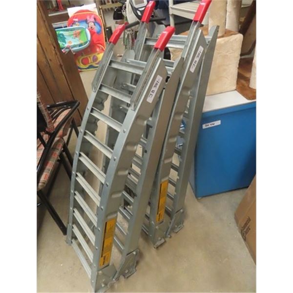 Pair of Prime Automotive Ramps 7' Long - Folding and Portable